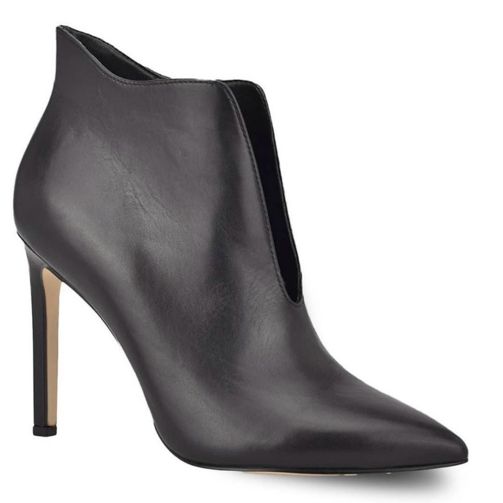 Nine West Tila Women’s High Heel Leather Ankle Booties